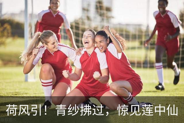 荷风引！青纱拂过，惊见莲中仙